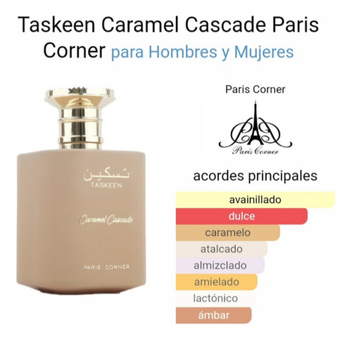 Paris Corner Taskeen Caramel Cascade Edp 100ml ( B. Latte)