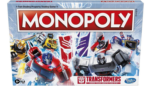 Hasbro Gaming Monopoly: Transformers Edition Juego De Mesa P