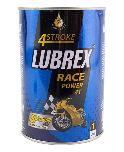 Aceite Lubrex 20w50 1 Litro. Mineral. 4 Tiempos  Auto Y Moto