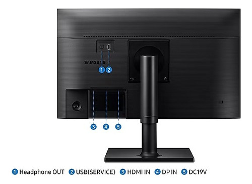 Monitor 24'' Odyssey G30 Preto Samsung Bivolt 110V/220V