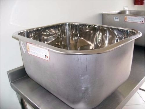 Cuba De Aco Inox Linha Industrial 50x40x40cm - 304 12x