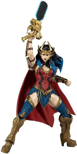 Imagen 1 de 8 de Mcfarlane Figura Mujer Maravilla Wonder Woman Articulada Dc Superman Multiverso Dark Nights Escala 18cm Original