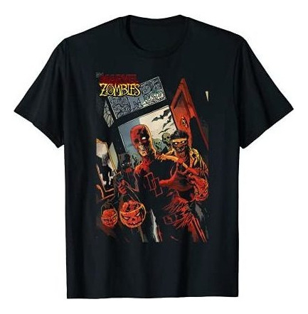 Marvel Zombies Daredevil Zombie Poster Camiseta De Halloween