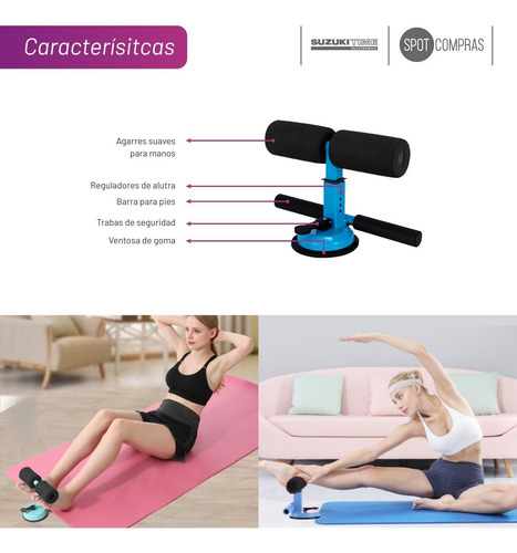 Imagen 3 de 7 de Ejercitador Abdominal De Piso Suzuki Time Simple