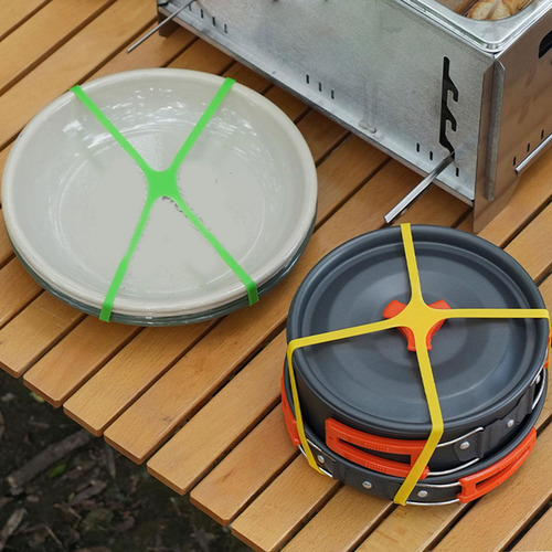 2 X 4x Bandas De Goma De Silicona Correas Elásticas Para