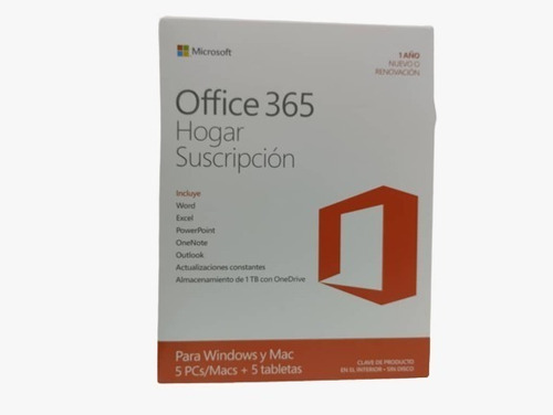 Microsoft 365 Family 6 User 1 Año