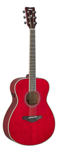 Guitarra acústica Yamaha TransAcoustic FS-TA para diestros ruby red brillante