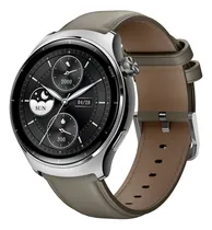 Comprar Reloj inteligente Mibro Watch Lite 3 Pro con GPS Amoled, 2 pulseras, carcasa plateada, pulsera marrón claro, diseño de correa con bisel negro, diseño de correa lisa