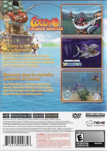 Cocoto Fishing Master Leia A Descrição Ps2