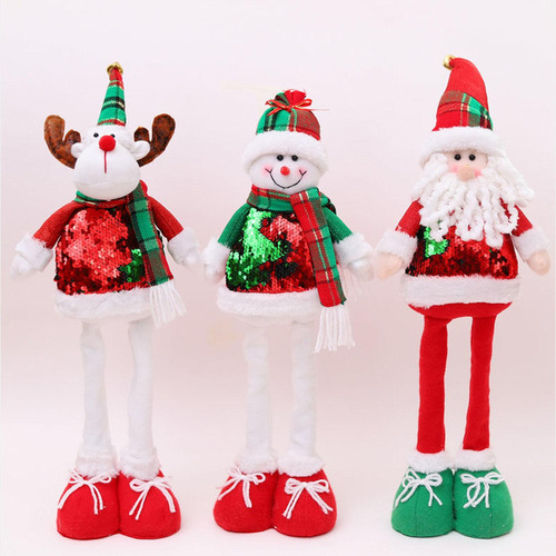 Muñeco De Navidad Estirable, Figura De Muñeco De Nieve L