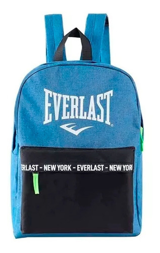 Mochila Everlast Urbana Con Bolsillo Frontal Escolar Pº