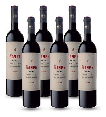 Vino Nampe Malbec 750 Ml Caja X 6 Unidades