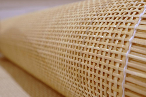Palha Natural Rattan Real Indonésia Quadrada 60cm X 1 Mt