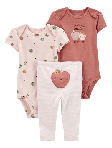 Set Carters Pañaleros Manzanitas Para Bebita