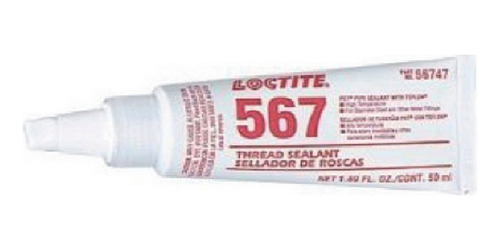 Tubo Sellador De Rosca C/ptfe Alta Temperatura 50ml 6 Pz