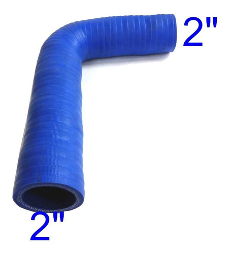 Mangueira De Silicone Azul L 2 Polegadas