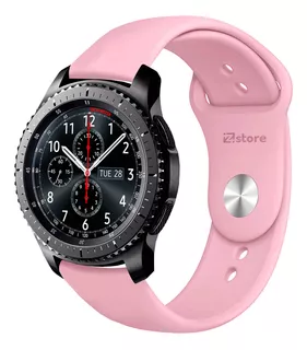 Correa Compatible Samsung Gear S3 Frontier Rosado 22m