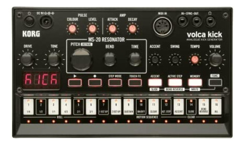 Korg Volca Beats Máquina De Graves Analógica, Korg Volca