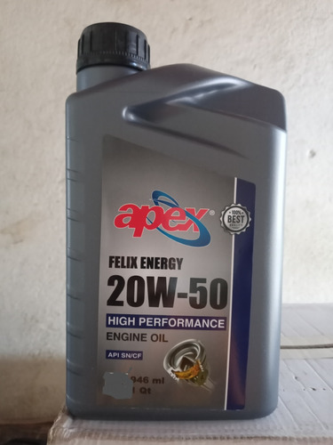 Aceite De Motor 20w50 Apex