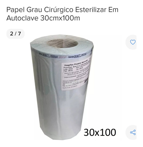 Papel Cirúrgico 30x100