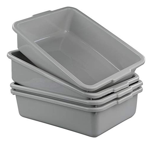 13l/grey Plastic Commercial Bus Box, Wash Tub Basin, 4 ...