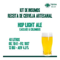 Comprar Kit De Insumos Receita Cerveja Artesanal Hop Light Ale - 40l