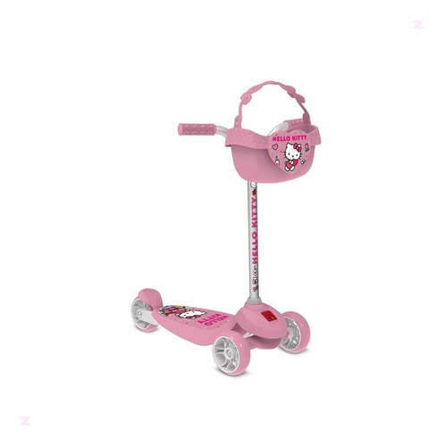 Patinete Skatenet Hello Kitty Bandeirante