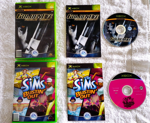 Goldeneye Rogue Agent E Sims Bustin Out Xbox (Usado)