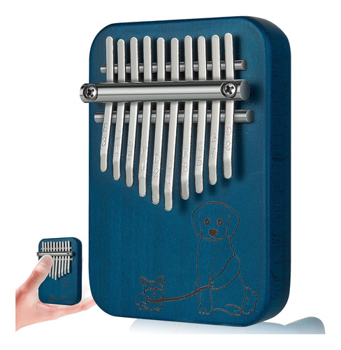 Kalimba Thumb Piano De 10 Teclas, Mini Piano De Dedo Ma...