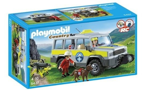 Playmobil Mountain Rescue Truck Playset.