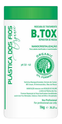 Btx Capilar Alisante Sem Formol Tratamento Capilar 1k Lala Cor De Cabelo Organico