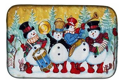 Caroline's Treasures Pjh3002ddm Snowmen Strike Up The Band 