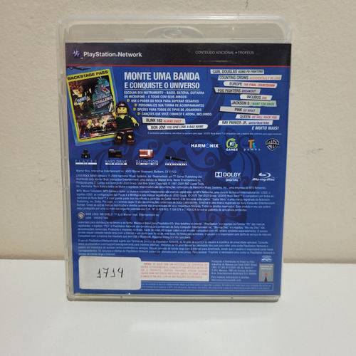 Lego Rockband - Ps3 (Usado)