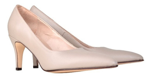 Imagen 3 de 5 de Stilettos Zapatos Tacos De Mujer De Cuero Yani - Ferraro