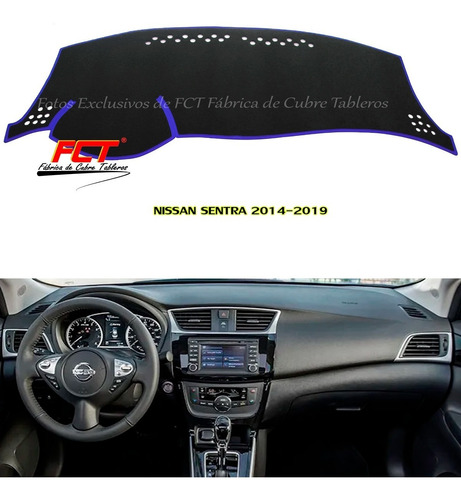 Cubre Tablero Nissan Sentra - 2014 2015 2016 2017 2018 2019