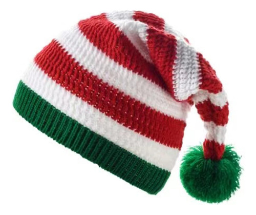 Gorro Navideño (b-1) Para Padres E Hijos Con Pompón Cálido P