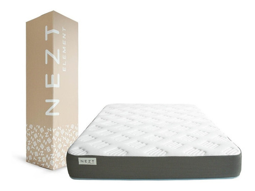 Colchón King de espuma Nezt Sleep Element blanco - 200cm x 190cm x 20cm