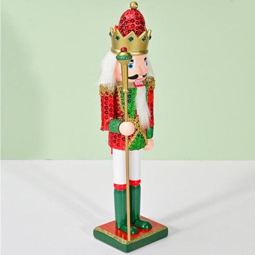 Cascanueces De Madera, Adorno De Cascanueces Pintado A Mano,