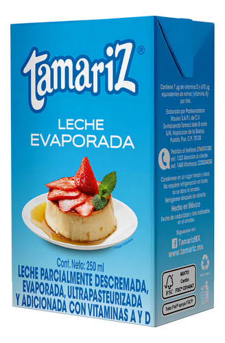 Leche Evaporada Tamariz 250 ml