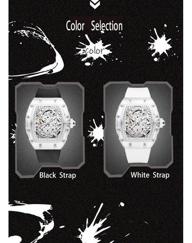 Reloj Luminoso Con Calendario Transparente Kimsdun 2015b