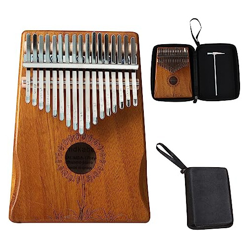 Kalimba Thumb Piano 17 Key Finger Instrumento De Piano ...