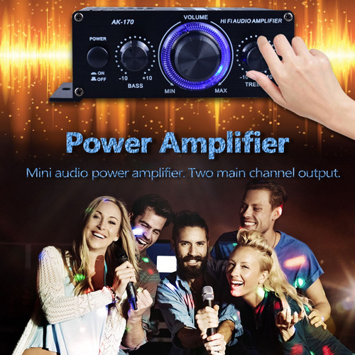 Máquina De Sonido De Coche Mini Para Portátil Ak170 Power Au