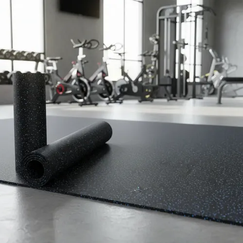 Piso Caucho Rollo Gimnasio 10mx1mx2mm | Cuotas sin interés