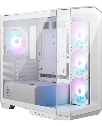 Funda Para Pc Msi Mag Pano M100r Pz Blanca Micro-atx Con 4 V