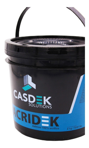 Aditivo Acrílico Casdek 4 Kg Para Cemento/mezclas Tipo Toro