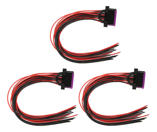 Cable De Extensión Obd2, 3 Unidades, 16 Pines, Conector Hemb