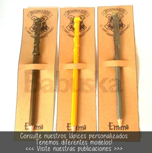 Lápices Souvenir Varitas Harry Potter Únicos! 100 Unidades