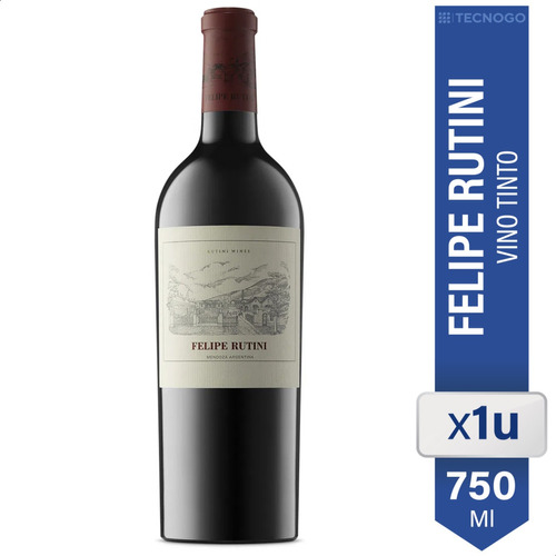 Vino Felipe Rutini 2017 Tinto Mendoza - 01almacen