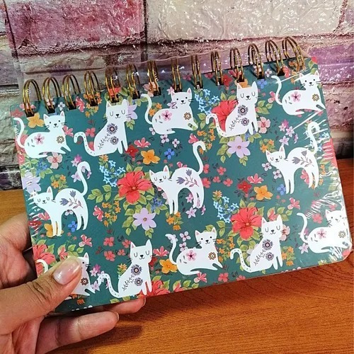 Planner Semanal Diseños Gatitos Kawai 