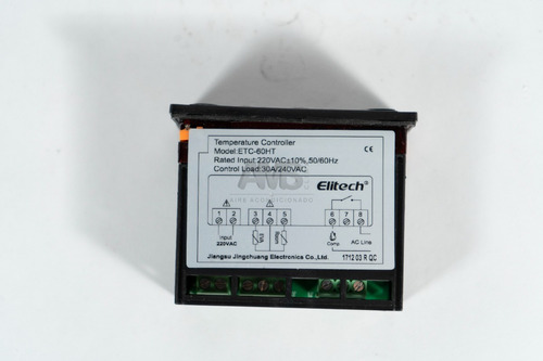 Control De Temperatura Elitech Etc-60ht 2 Sensores